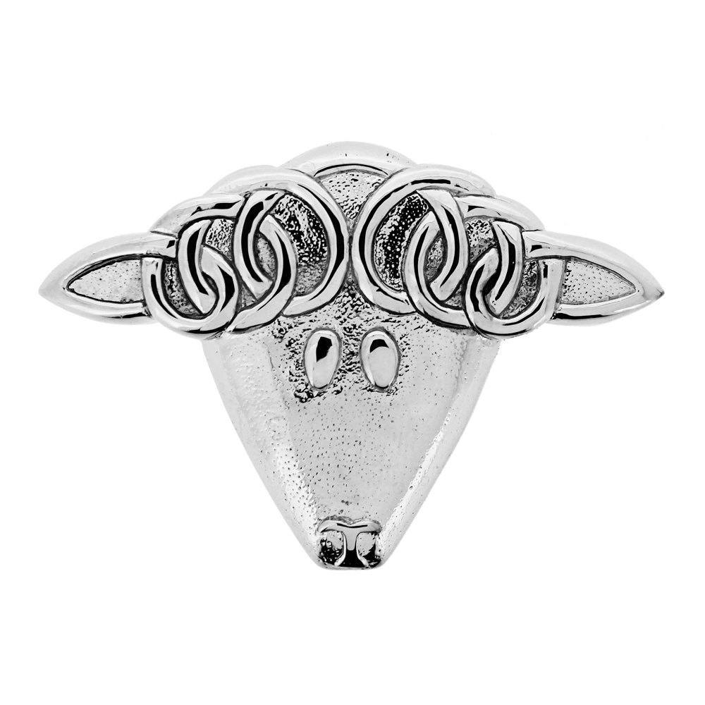 Celtic Sheep Brooch - Click Image to Close